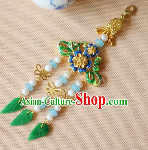 Chinese Traditional Handmade Cloisonne Brooch Classical Accessories Breastpin for Women