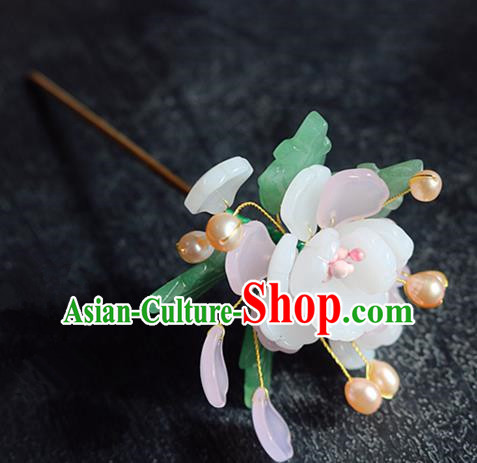 Chinese Ancient Handmade Flowers Hairpins Traditional Classical Hair Accessories for Women