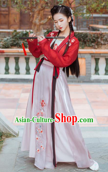 Chinese Traditional Ming Dynasty Female Knight Historical Costume Ancient Swordswoman Hanfu Dress for Women