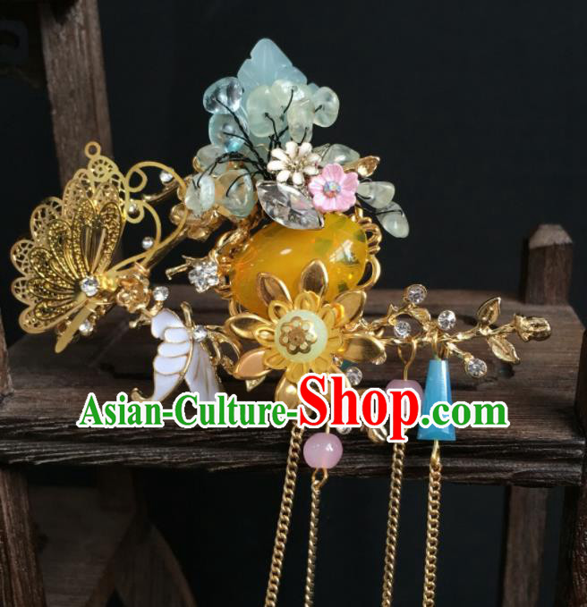 Top Grade Chinese Ancient Queen Hair Comb Hairpins Traditional Hair Accessories Headdress for Women