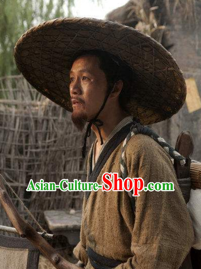 Handmade Ancient Chinese Doctor Bamboo Hat