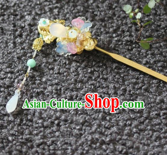 Handmade Chinese Ancient Tassel Hair Clips Hairpins Traditional Hair Accessories Headdress for Women