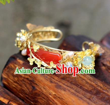 Top Grade Chinese Handmade Agate Bracelet Traditional Bride Jewelry Accessories for Women