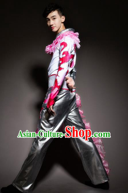 Chinese Traditional National Dance Costume Classical Dance Costume for Men