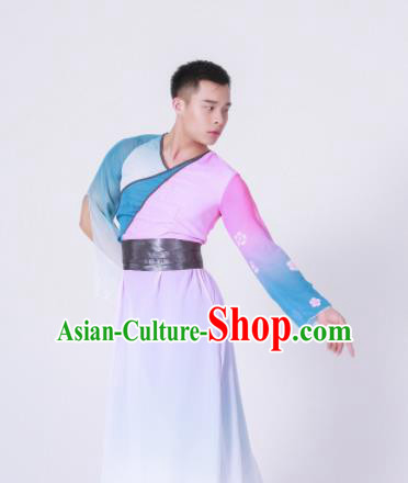 Chinese Traditional National Dance Clothing Classical Dance Drum Dance Costume for Men