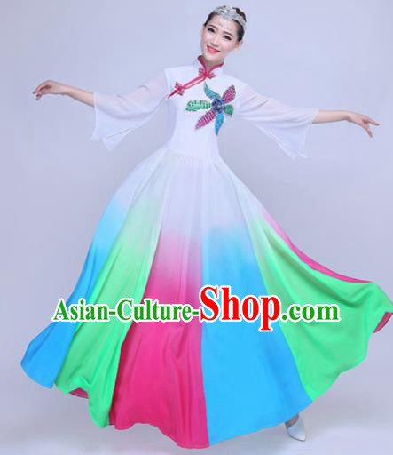 Chinese Traditional Chorus Dress Opening Dance Modern Dance Stage Performance Costume for Women