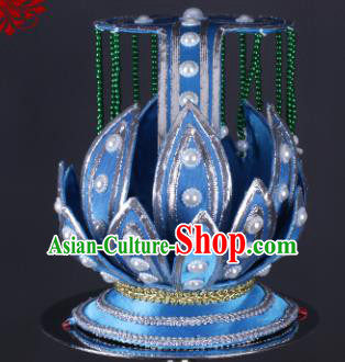 Chinese Traditional Peking Opera Taoist Nun Hair Crown Classical Beijing Opera Headwear for Women