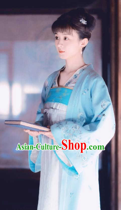 Chinese Ancient Drama The Story Of MingLan Song Dynasty Nobility Lady Embroidered Historical Costume for Women