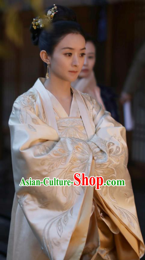 Drama The Story Of MingLan Chinese Ancient Song Dynasty Nobility Dowager Embroidered Historical Costume for Women