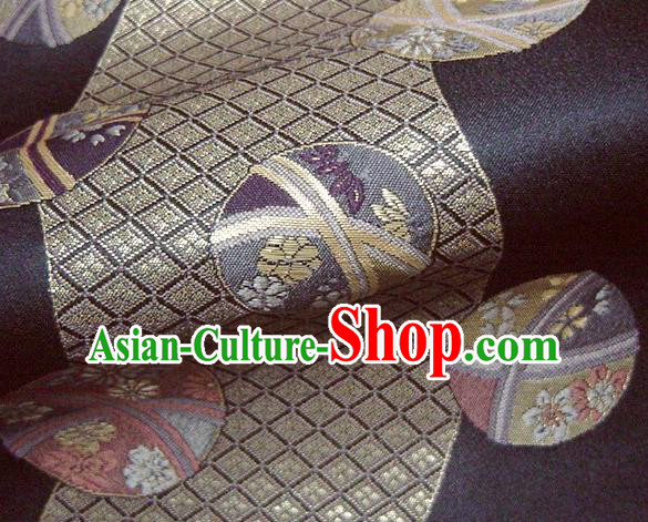 Asian Traditional Brocade Japanese Kimono Classical Pattern Damask Fabric Tapestry Satin Silk Material