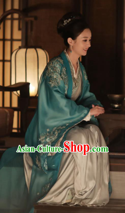 The Story Of MingLan Chinese Ancient Marquise Hanfu Dress Song Dynasty Nobility Embroidered Costume for Rich Women