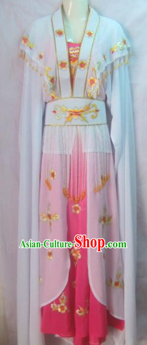 Chinese Traditional Beijing Opera Young Lady Dress Ancient Peri Embroidered Costume for Women