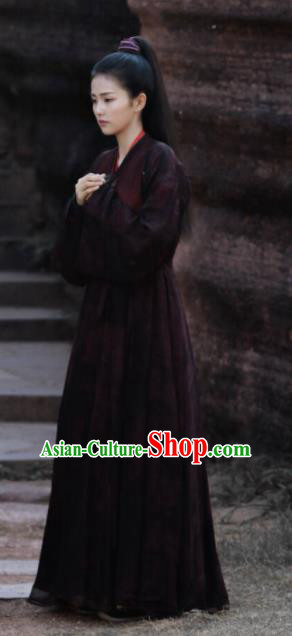 Chinese Ancient Traditional Costume Drama Zhao Yao Nobility Lady Swordswoman Hanfu Dress for Women