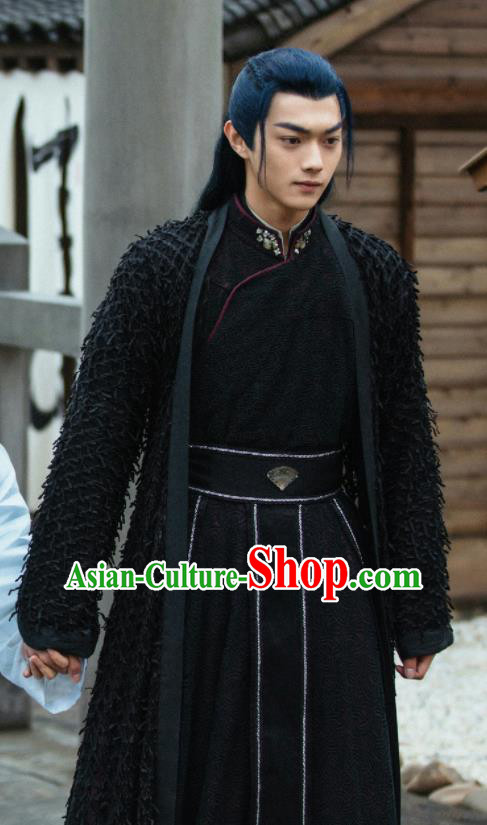 Drama Zhao Yao Chinese Ancient Swordsman Knight Li Chenlan Embroidered Replica Costume for Men