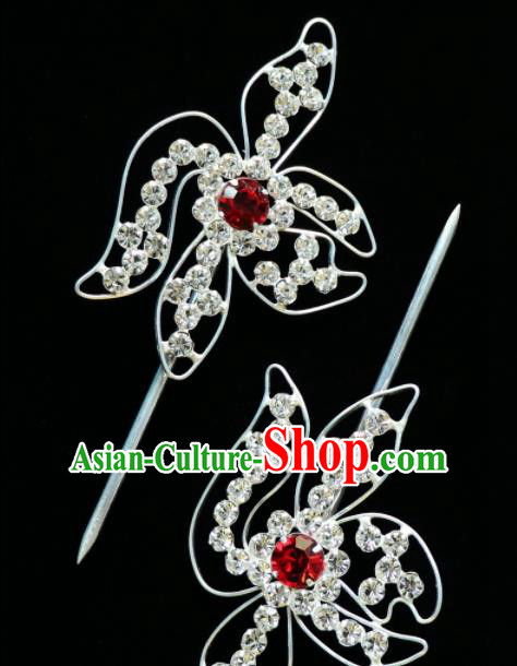 Chinese Ancient Princess Hairpins Traditional Peking Opera Artiste Hair Accessories for Women