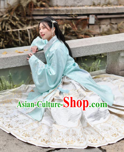 Chinese Ancient Princess Hanfu Dress Traditional Ming Dynasty Palace Historical Costume for Women