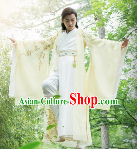 Drama Queen Dugu Chinese Ancient Northern Zhou Dynasty Swordsman Historical Costume for Men