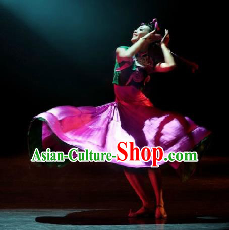 Chinese Traditional Dance Clothing Classical Dance Stage Performance Costume for Women