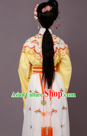 Chinese Traditional Beijing Opera Princess Costume Peking Opera Diva White Dress for Women