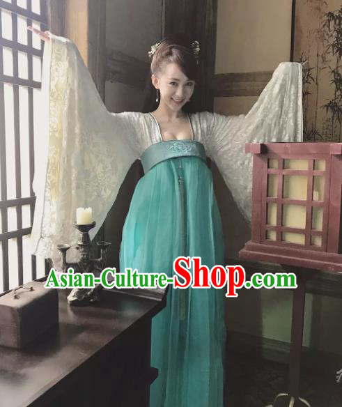 Drama Queen Dugu Ancient Hanfu Dress Chinese Sui Dynasty Princess Historical Costume for Women