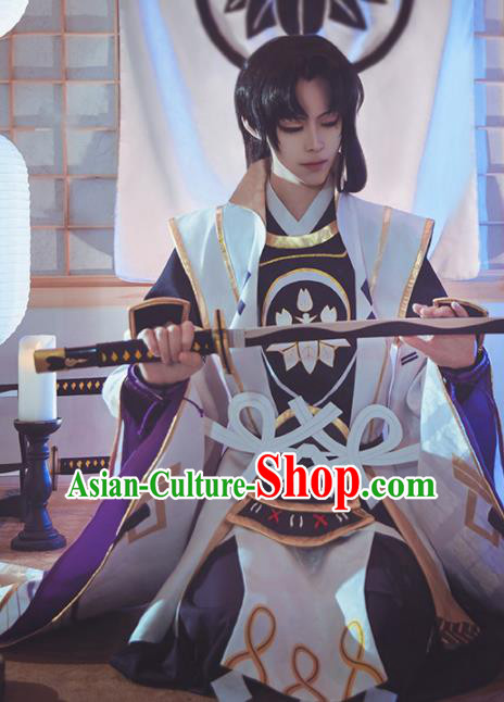 Chinese Traditional Cosplay Hero Swordsman Costume Ancient Knight Hanfu Clothing for Men