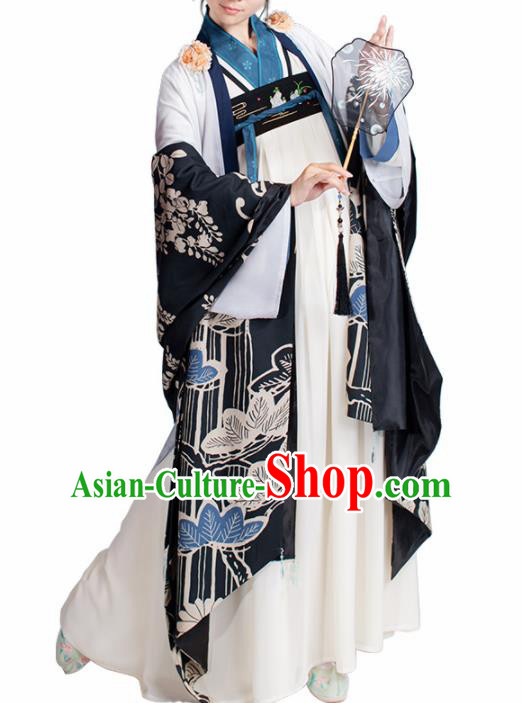 Chinese Traditional Cosplay Princess Costume Ancient Tang Dynasty Hanfu Dress for Women