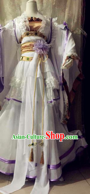 Traditional Chinese Modern Fancywork Costume Halloween Cosplay Princess Full Dress for Women