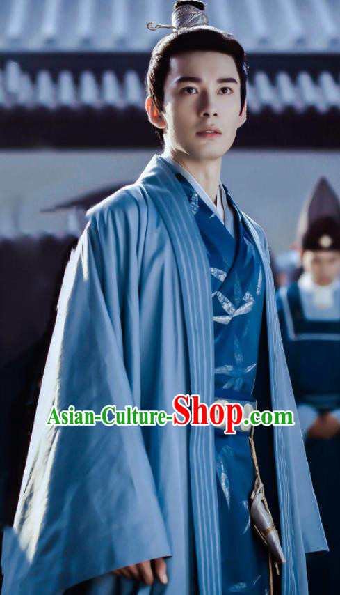 Traditional Chinese Tang Dynasty Crown Prince Hanfu Dress Ancient Drama Royal Highness Embroidered Costume for Men