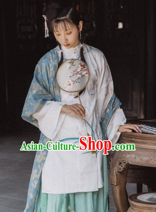 Chinese Traditional Ming Dynasty Nobility Lady Hanfu Dress Ancient Palace Princess Costume for Women