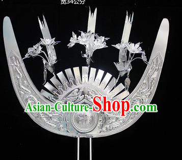 Traditional Chinese Miao Nationality Hair Accessories Hmong Female Birds Hairpins for Women