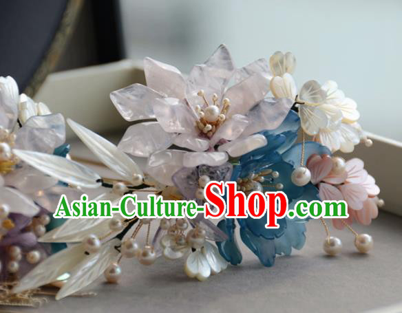 Traditional Chinese Hanfu Bamboo Leaf Hair Clip Hair Accessories Ancient Princess Hairpins for Women