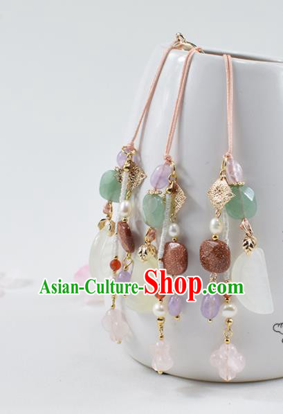 Chinese Ancient Princess Waist Accessories Traditional Hanfu Tassel Pendant for Women