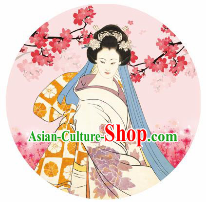 Handmade Japanese Courtesan Pink Oiled Paper Umbrellas Chinese Traditional Ancient Princess Umbrella
