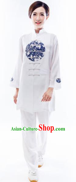 Chinese Traditional Tai Chi Costume Martial Arts Uniform Kung Fu Wushu Clothing for Women