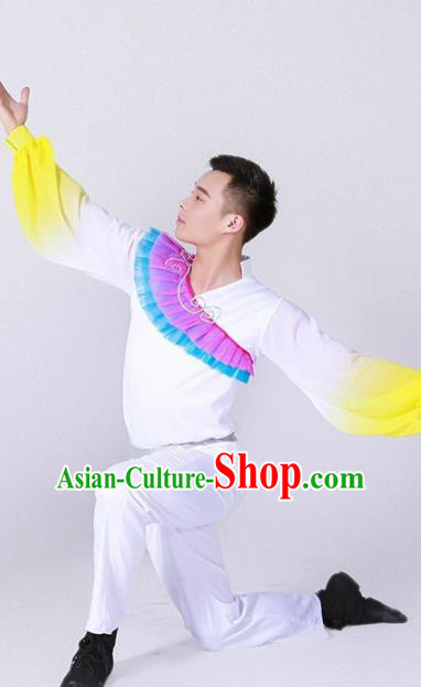 Chinese Modern Dance Stage Performance Costume Traditional Group Dance Clothing for Men