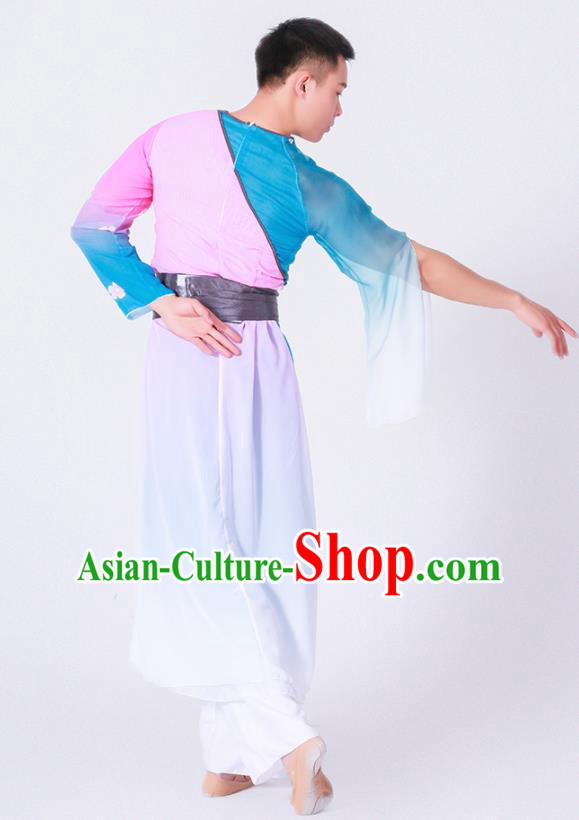 Chinese Traditional Stage Performance Costume Classical Dance Clothing for Men