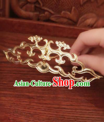 Traditional Chinese Ming Dynasty Queen Hairpins Cloud Hair Crown Handmade Ancient Palace Hair Accessories for Women