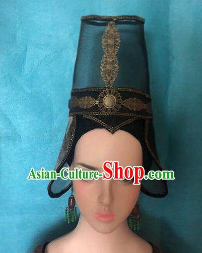 Traditional Chinese Qin Dynasty Prince Hairdo Crown Hair Accessories Ancient Nobility Childe Hat for Men
