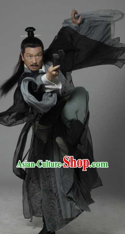Drama Heavenly Sword Dragon Slaying Saber Chinese Ancient Swordsman Xian Yutong Historical Costume for Men