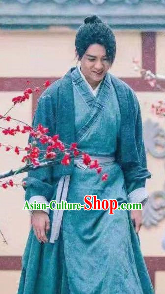 Heavenly Sword Dragon Slaying Saber Chinese Ancient Swordsman Zhang Wuji Historical Costume for Men