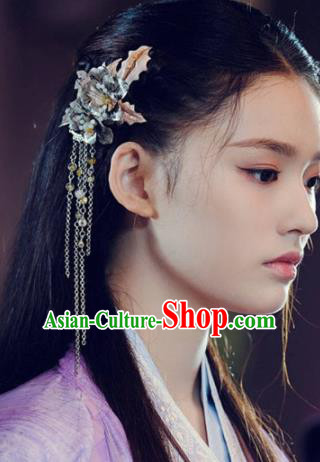 Chinese Handmade Tang Dynasty Hanfu Tassel Hair Claw Hairpins Traditional Ancient Imperial Consort Hair Accessories for Women