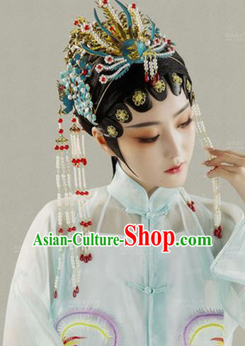 Handmade Chinese Traditional Hanfu Hairpins Phoenix Coronet Ancient Ming Dynasty Imperial Consort Hair Accessories for Women