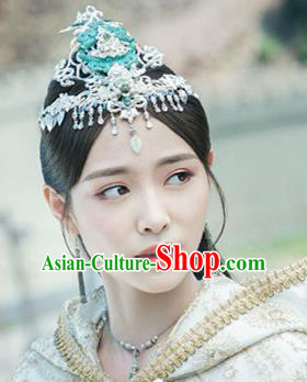 Handmade Chinese Hairdo Crown Traditional Hanfu Hairpins Ancient Tang Dynasty Princess Hair Accessories for Women