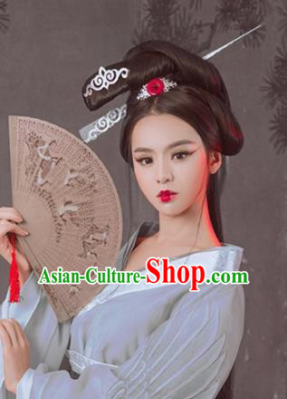 Handmade Chinese Palace Hair Clips Princess Hairpins Ancient Traditional Hanfu Hair Accessories for Women