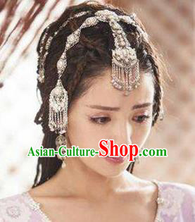 Handmade Chinese Hanfu Hairpins Traditional Court Tassel Hair Clasp Ancient Tang Dynasty Queen Hair Accessories for Women