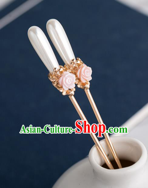 Chinese Handmade Hairpins Ancient Princess Hair Accessories Headwear for Women