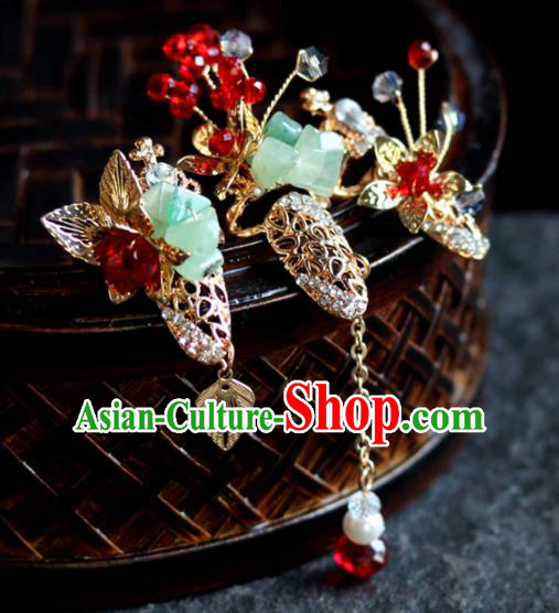 Chinese Traditional Wedding Fingernail Decoration Ancient Bride Nail Accessories for Women