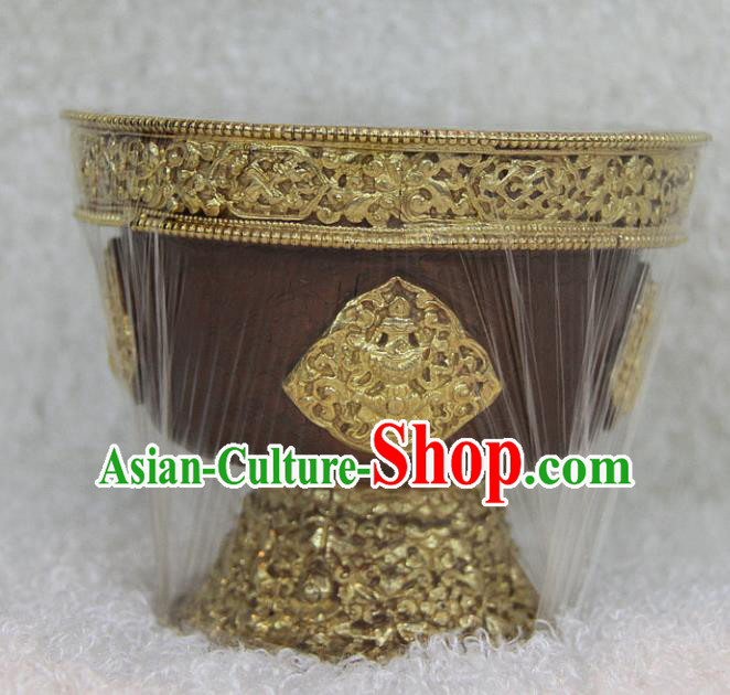 Chinese Traditional Buddhist Copper Bowl Buddha Cup Decoration Tibetan Buddhism Feng Shui Items