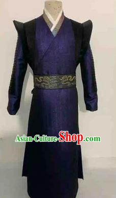 Chinese Ancient Swordsman Hanfu Dress Traditional Knight Assassin Historical Costume for Men