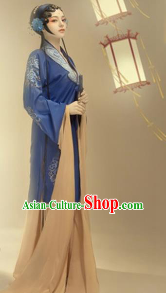 Chinese Ancient Imperial Concubine Hanfu Dress Traditional Beijing Opera Historical Costume for Women